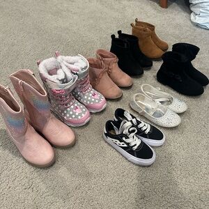 Set of 8 size 8-10 Child’s shoes/boots